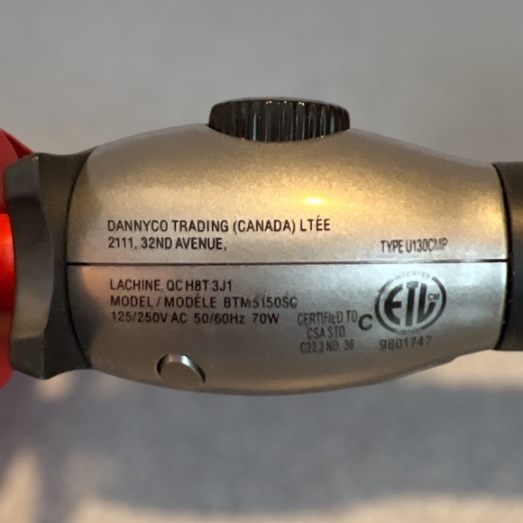 VGUC BaByliss Pro Tourmaline 500 Spring Curling Iron 1.5" - Picture 8 of 11